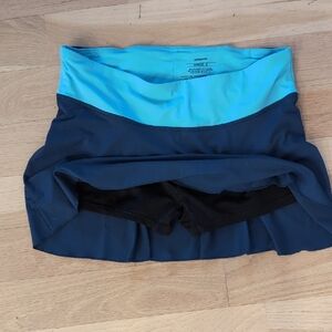 Patagonia Light Blue and Black Women's Skort